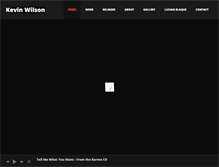 Tablet Screenshot of kevinwilsonmusic.com